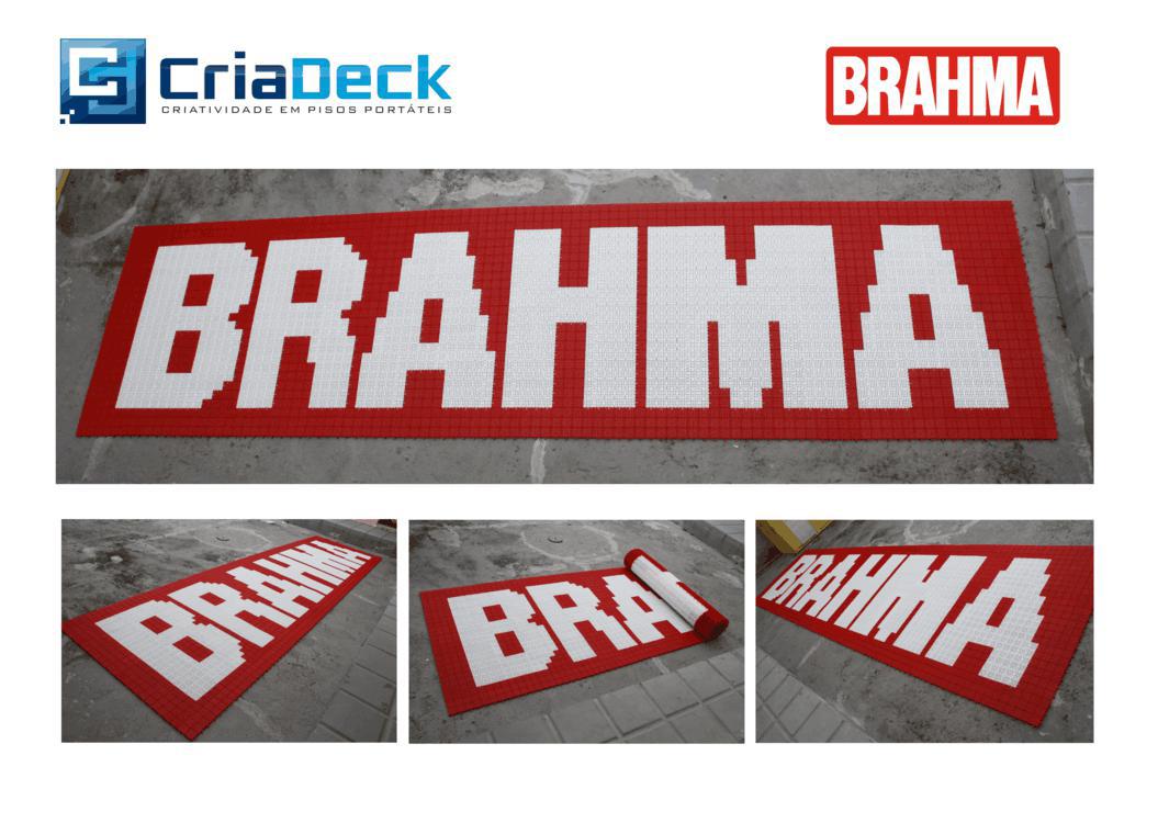 piso plastico personalizado brahma
