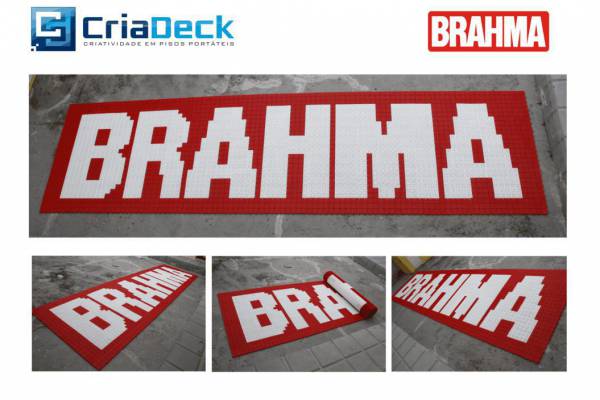 piso plastico personalizado brahma
